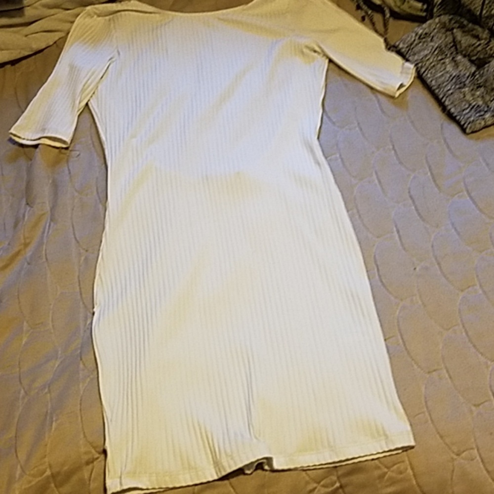 NWT Backless White BodyCon Dress